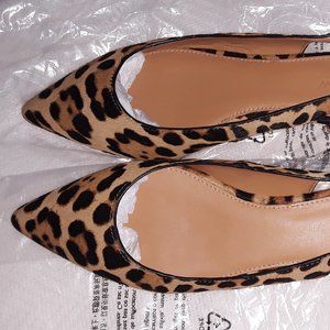 J Crew leopard slingbacks size 8